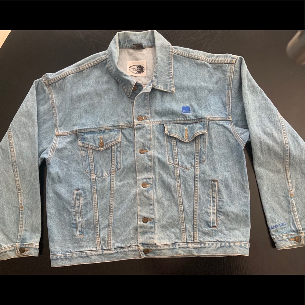 90s vintage denim jacket